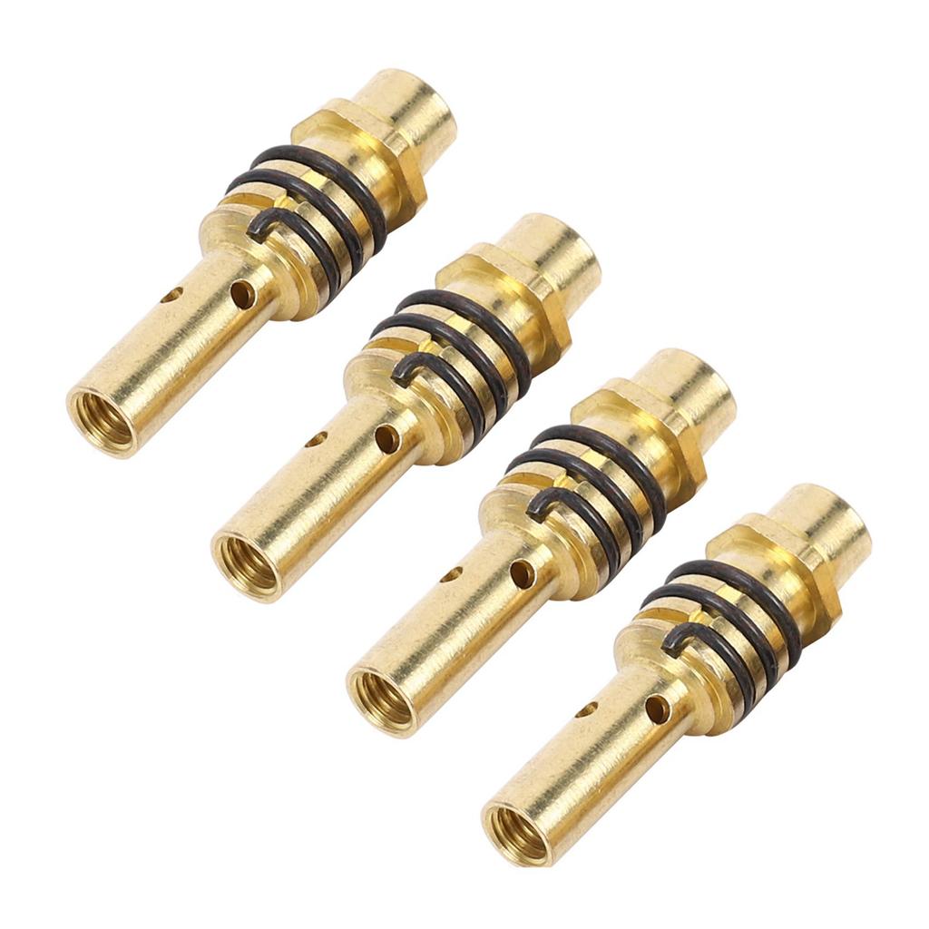 A84X-33Pcs/Set Mig Welding Nozzle Welder Torch Nozzles Gold Tip Holder Contact Tips 0.040 Inch Gas Diffuser Set For Torches