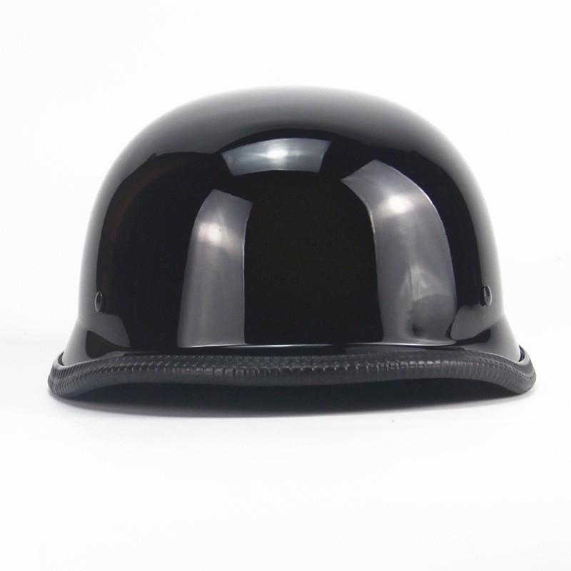 Retro German-Style Lightweight Summer Half Helmet with Plume for Soldier Enthusiasts