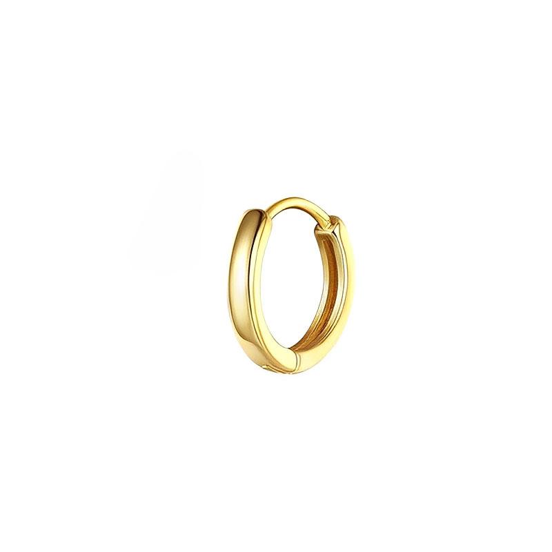 Bobisty 1pz Orecchini in Acciaio Inossidabile Chirurgico per Donna Delicato Stud Piatto Orecchino Cerchio Cartilagine per Orecchie Sensibili