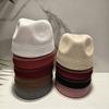 Breathable Mesh Mesh Panama Hat Lightweight Knit Women Bucket Cap  Summer Daily Wear