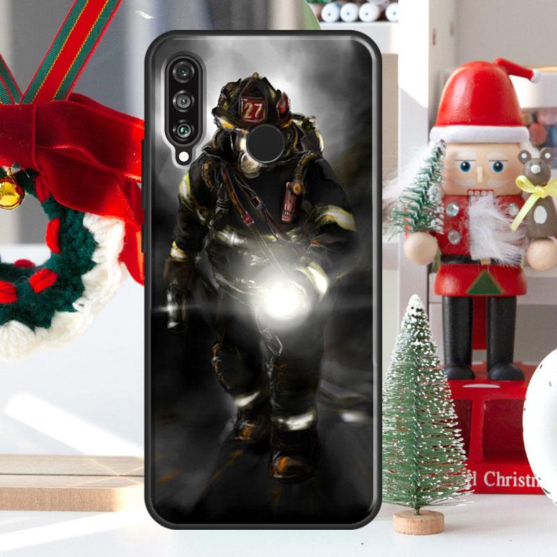 

Firefighter Heroes Fireman Cool For Huawei Nova 5T 9 10 SE 7i 8i 11i 12i Y73 Y72 Y61 Y91 Y60 Y70 Y90 P20 P40 P30 Lite Case Huawei P30 Pro