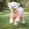 Comfortable Dog Striped Jumpsuit Four-legged Dog Pajamas Pet Belly Cover  Daily Wear