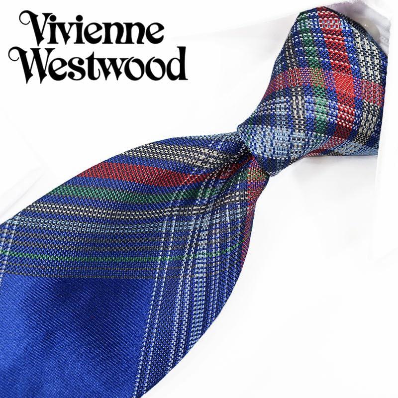 Vivienne Westwood Necktie, Brand Name Necktie, Vivienne Westwood Necktie (8.5cm Width), VW135, Bluemulticolor [product]
