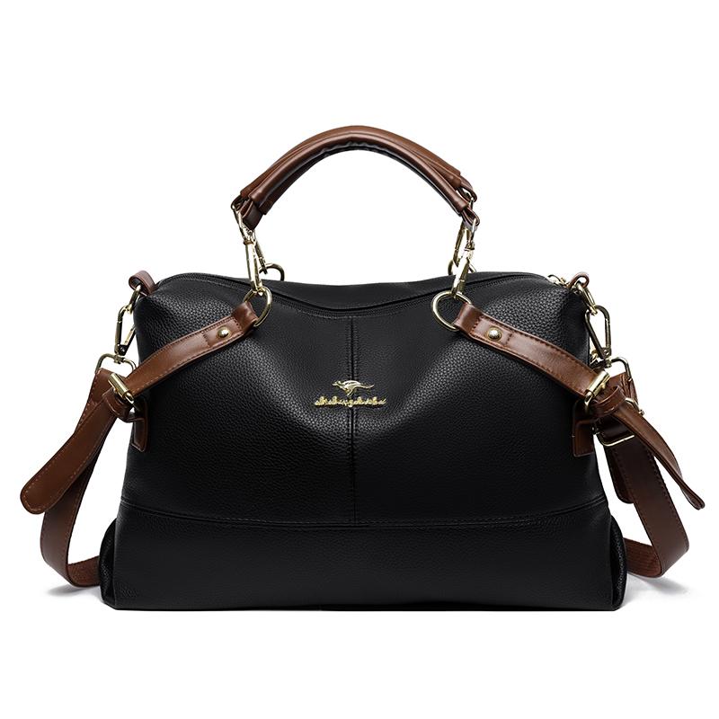 

Luxury Designer High Quality Leather Bags Casual Crossbody Shoulder Bags for Women Totes Bags Sac A Main Bolsas Female Hand Bag чёрный