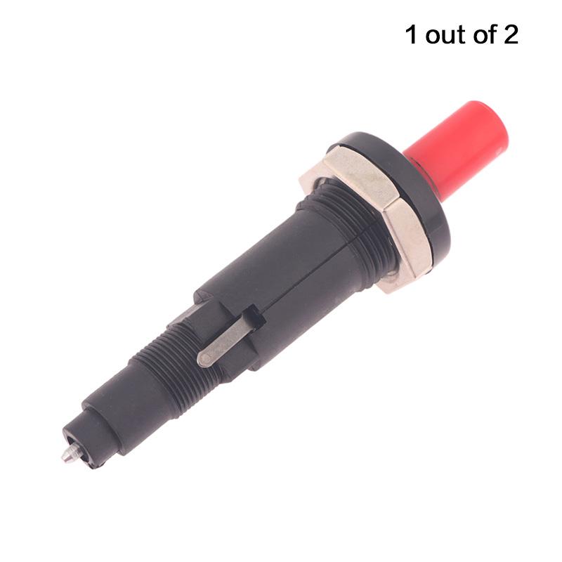 1 Out 1/2 Piezo Spark Ignition Set With Cable 50/100CM Long Push Button Oven Stove BBQ Camping Kitchen Lighters Accessories