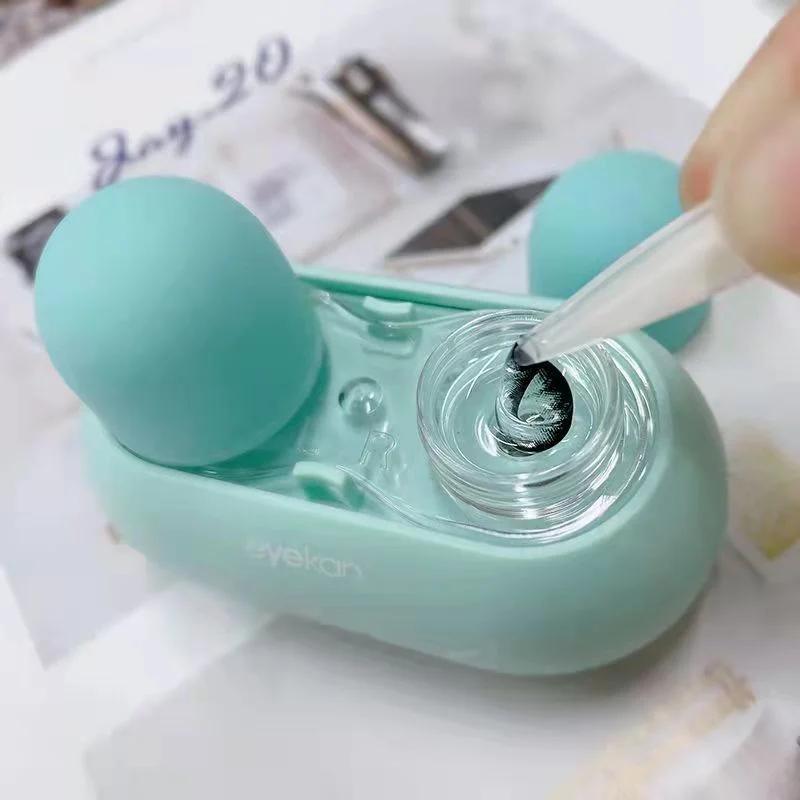 Contact Lenses Cleaner Ultrasonic With Removable Box 110KHz Remove Tear Protein Cleaning Machine Portable Contact Lenses Case
