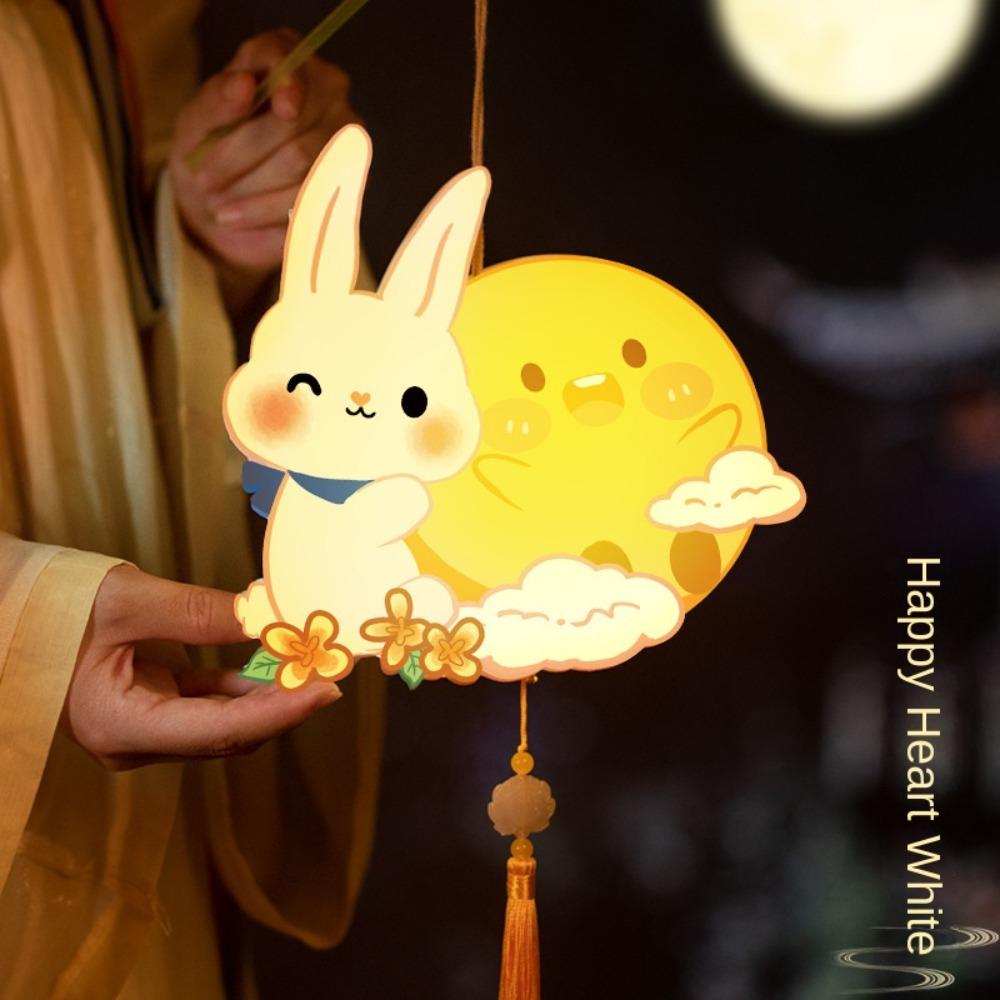Waterproof Festival Lantern Material Pack Chinese Rabbit Lantern  Moon Festival