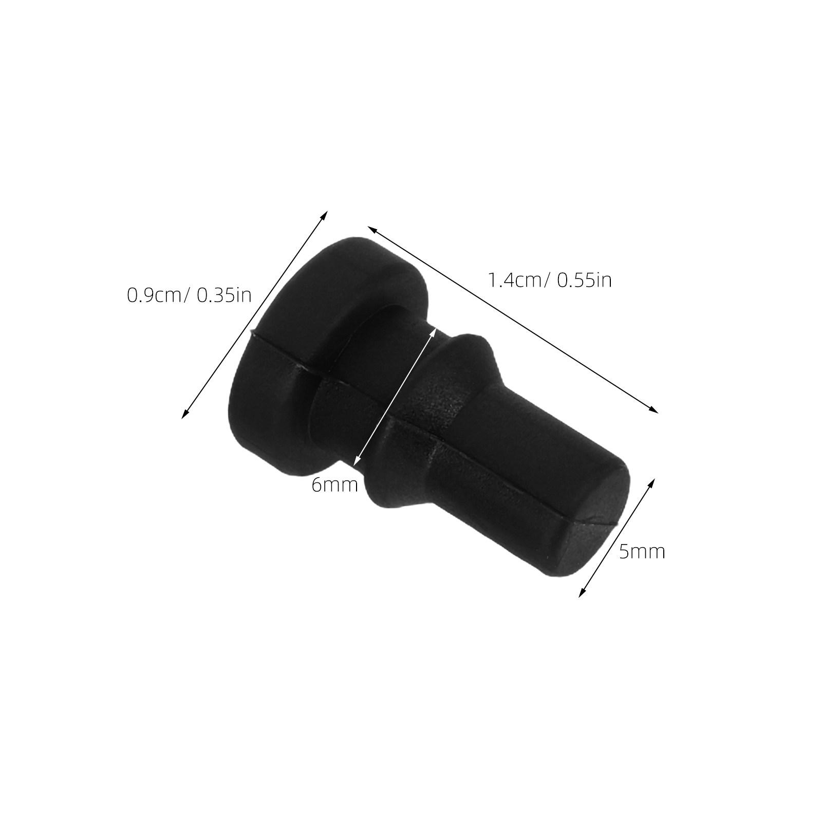 

16Pcs Silicone Replacement Feet for Slow Cooker Soft Bumpers Kitchen Appliance Stability Pads Cooker Parts Accessories чёрный