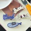 Shiny Sequin Hairclip Sweet Bangs Side Clip Fashion Cartoon Hair Clip  For Women Girls