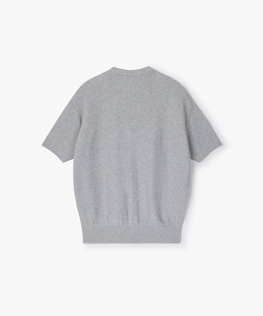 Peullojeulum Amalfi Cotton Half Cardigan Gray