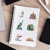 51 World Landmark Stickers for DIY Notebook & Luggage Decoration