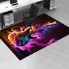 1pc. Colorful Electric Guitar Abstract Art Print Home Decor Rug Office Carpet Chair Mat Outdoor Gift