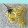 Artificial Gardenia Flower Wedding Hotel Restaurant Decoration Ornament Desktop