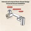 360 Degree Swivels Spouts With Regulable Arm Flexible Goosenecks Faucet Extenders for Sink Faucet Modern Bathroom