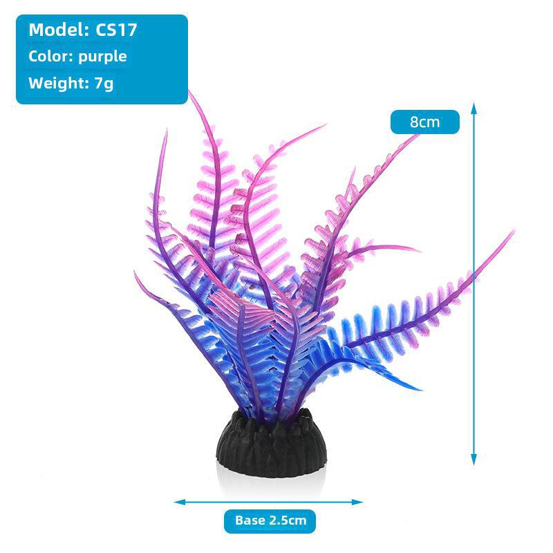 Aquarium Landscaping Plastic Artificial Plants - CS Series