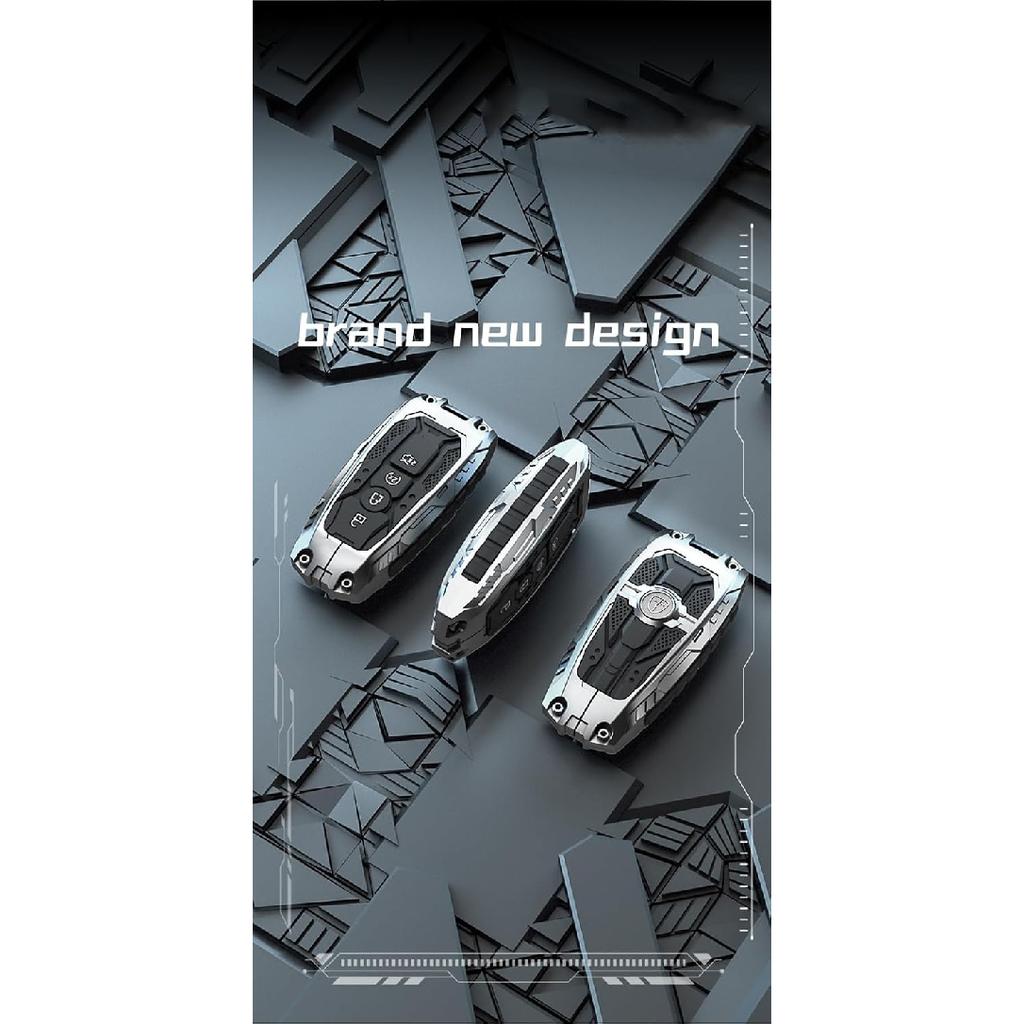 Heavy Key Fob Cover Case Protector For Ford, Keychain, Accessories For Ford Explorer Fusion Escape Edge Expedition F150 F250 F350 F450 F550 Maverick