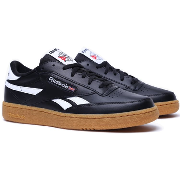 Reebok Club C Revenge Black Gum Unisex Sneakers White Rubber-Gum EG9244