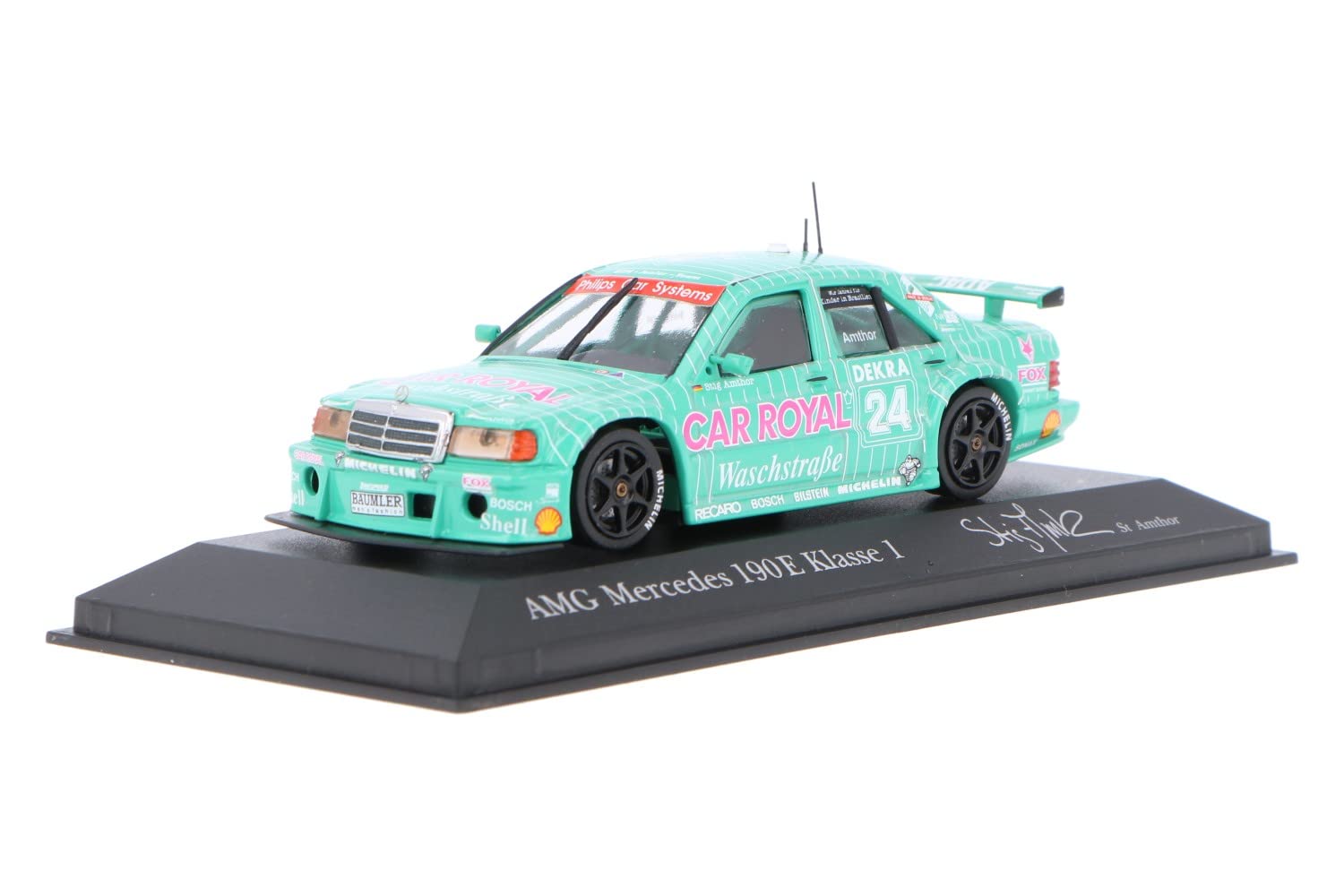 

MINICHAMPS 430943224 Mercedes 190 E DTM AMG Junior Team 4012138007079 PMA 1/43 Kl.1 #24 94 S.Amthor