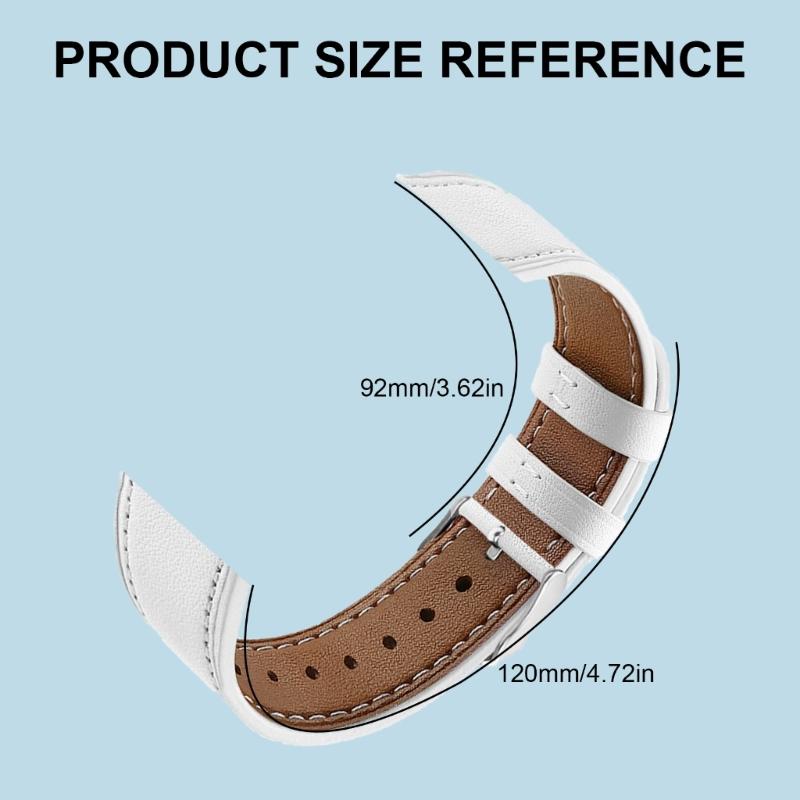 Upgrades Leather Watch Band Luxurious Leather Bracelet Leather Watch Strap Sophisticated Watch Strap for Watch Fit2