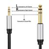 1/8 To 1/4 Stereos Cable 3.5mm TRS To 6.35mm Music Cable Guitar To Male Cord Nylon Braideds for Laptop Home Theater
