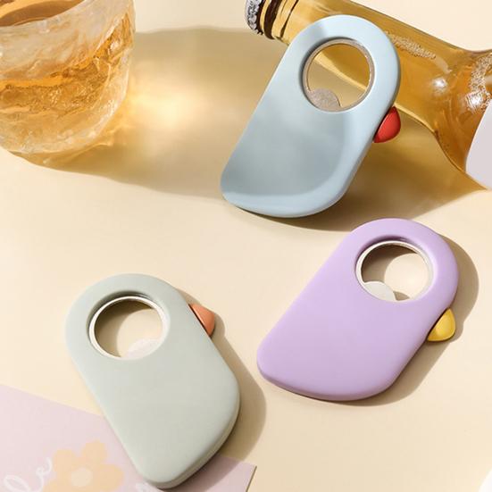 Fridge Bottle Opener Strong Magnetic Compact Design Portable Cartoon Shape Beer