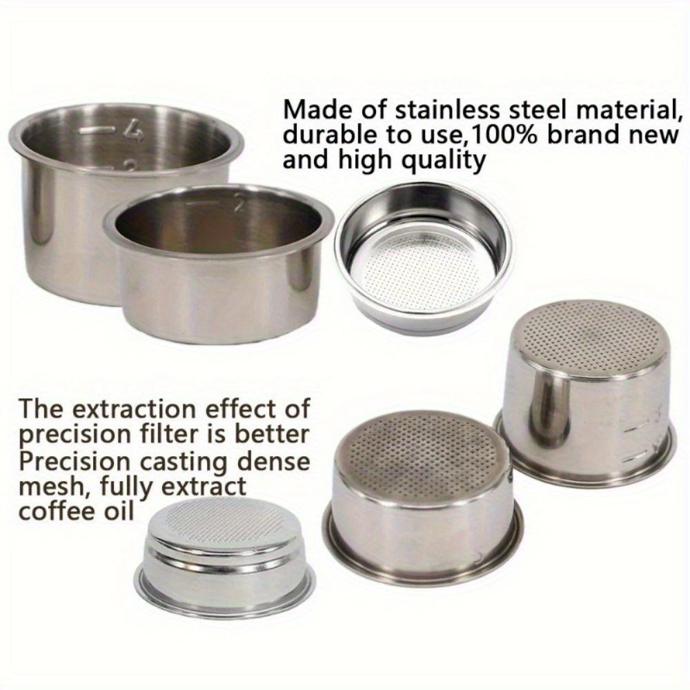 51MM Coffee Filter Basket Replacement Stainless Steel for Bottomless Portafilter Espresso Good Accessories Barista Tool