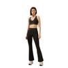 Calvin Klein Moisture-Wicking Medium Support Cross-Back Yoga Sports Bra Women Sports Bra Space-Black GWS4K200