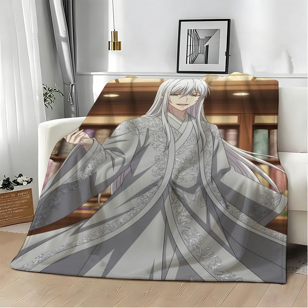 Anima A-Ayame S-Sohma Throw Lightweight 240G Flannel Blanket Soft Skin-Friendly For Summer Cooling