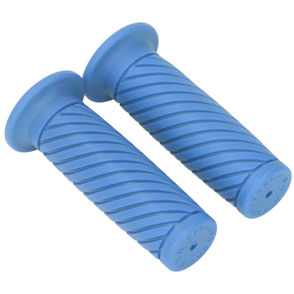 2Pcs Motorcycle Hand Grips Left Right 22mm 24mm Anti Slip Rubber Universal Fit for Motorbike Dirt