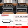 For Land Rover Defender — Car Accessories Carbon Fiber Central Console Switch Cover Trim Sticker Decorative Modification