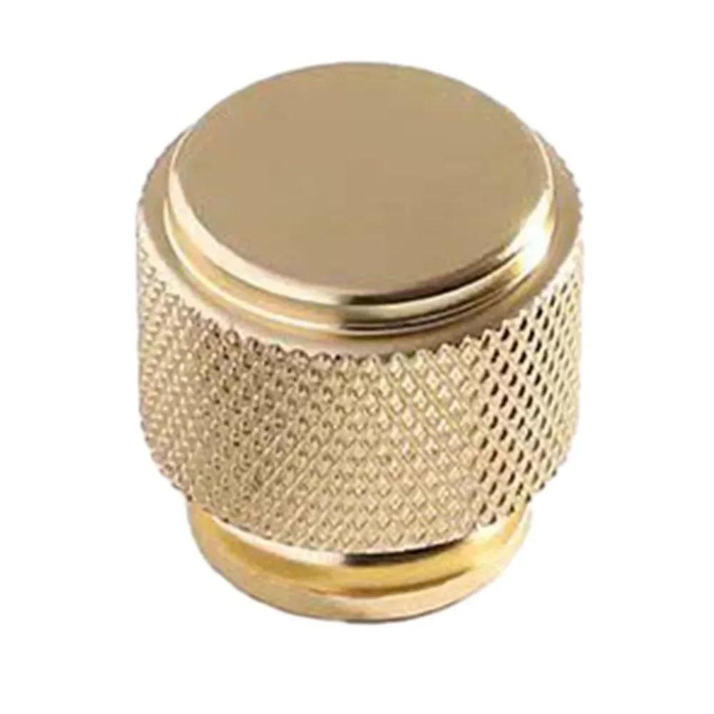 Handle Knurled Cabinet Knob Matt Black Aluminium Kitchen Cabinet Door Cupboard Drawer Furniture Handle Single Hole Handle