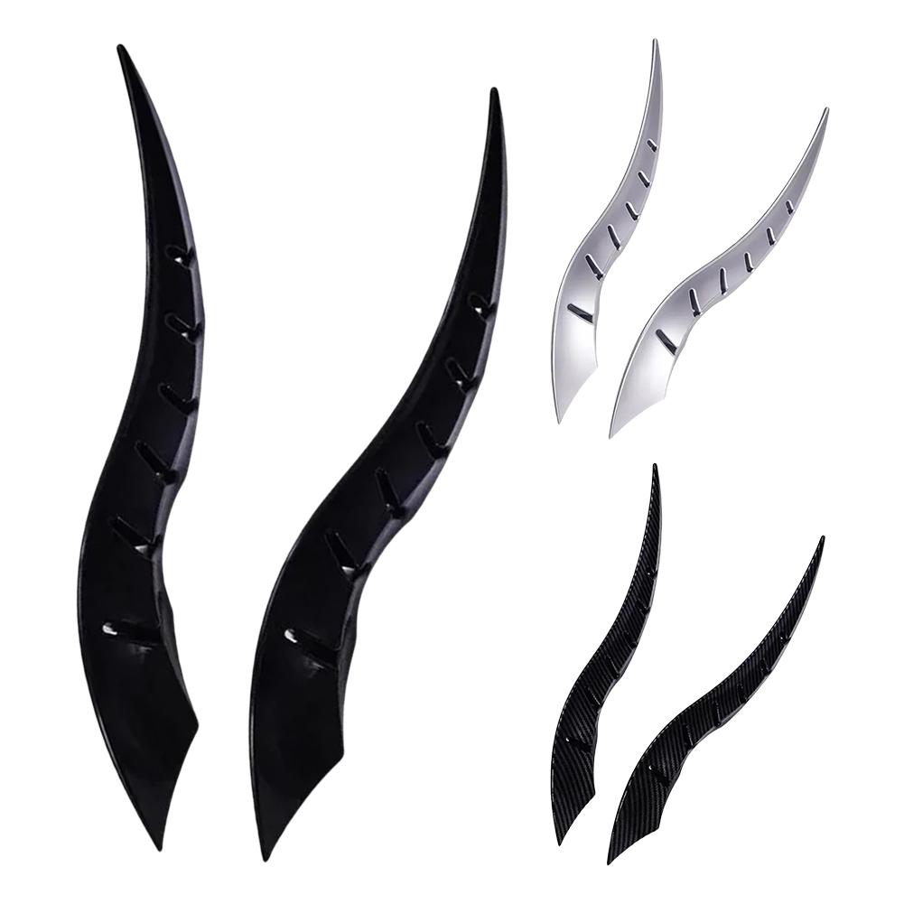 2PCS Car Roof Dragon Horn Modification Dragon Horn Shaped Car Exterior Decoration No-Drill Install Cool Cars Accessories