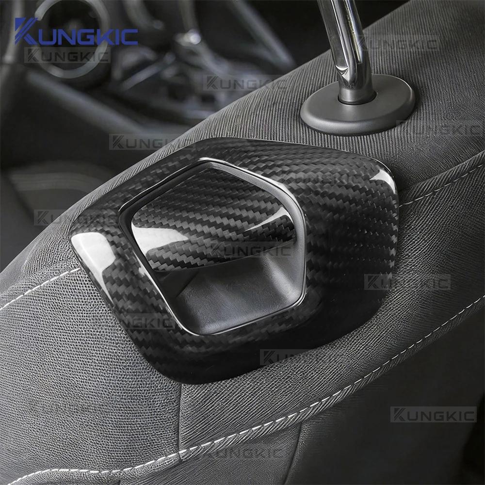Real Carbon Fiber Seat Backrest Cover for Chevrolet Camaro 2016-2024 Interior Moulding