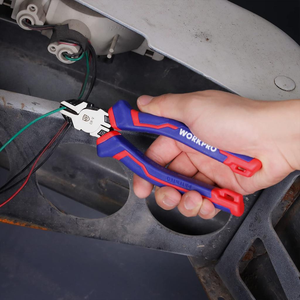 WORKPRO Pliers Pliers Water Pump Heavy Duty Home Pipe Automotive Steel Wire Cutting Set, Set, 3-piece Set, Pliers, Pliers, Nippers, Construction,