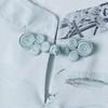 New Chinese Style Floral Chiffon T-shirt & Pants Set