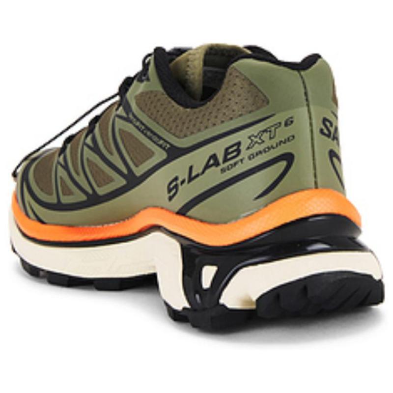XT-6 Salomon 'Deep Lichen Green Marmalade' Sneakers L47582500