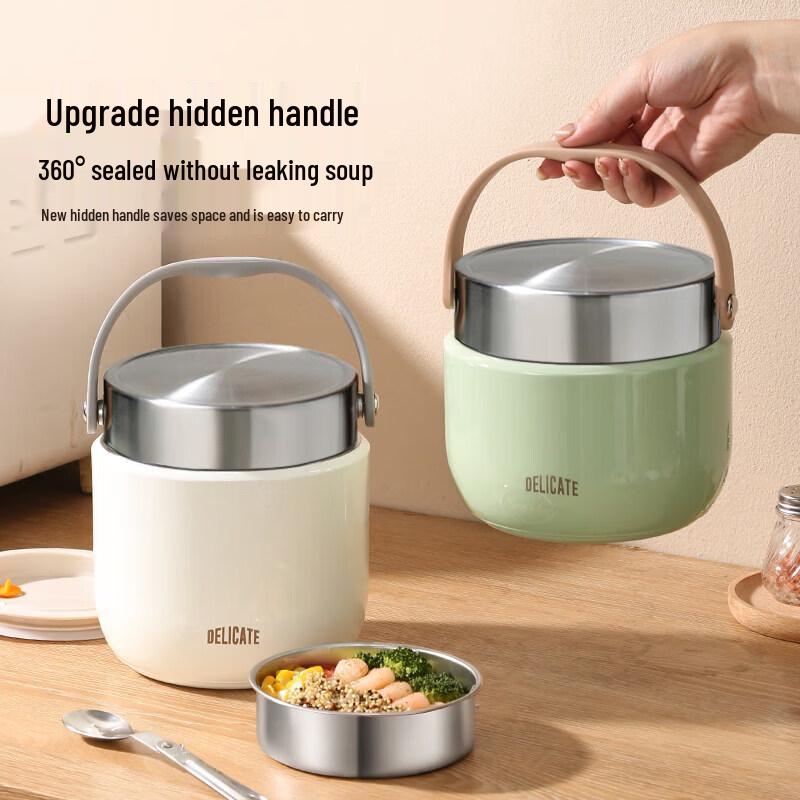 Star 24-Hour Double-Layer Insulated Stainless Steel Bento Box