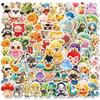 100 Crochet Doll Knitting Toys Creative Cartoon Graffiti Stickers DIY Decorative Suitcase Notebook