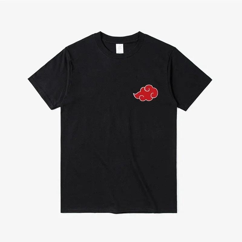 2024 Japan Anime Akatsuki Cloud Symbols Print Men t-shirt... S