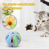4 Pièces Jouets Boule à Sonnette pour Chat Boules Colorées Sonnantes Jouet Interactif pour Chat Boule Creuse avec Sonnette Jouet pour Chatons d'Intérieur Sauts Poursuite Divertissement Solo