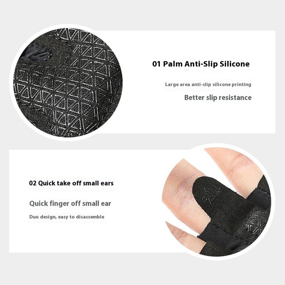 VILICO A0133 1 Pair Cycling Fishing Fitness Gloves Half Finger Weightlifting Anti-Callus Gloves