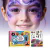Child-Friendly Halloween Face & Body Painting Set - Gentle Ingredients, Natural Silky Colors