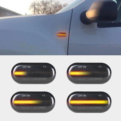 2 Pçs/set Led Luzes de Sinalização Lateral Marcador Para Dacia Duster Dokker Lodgy Renault Megane 1 Clio1 2 KANGOO ESPACE Smart Fortwo 453