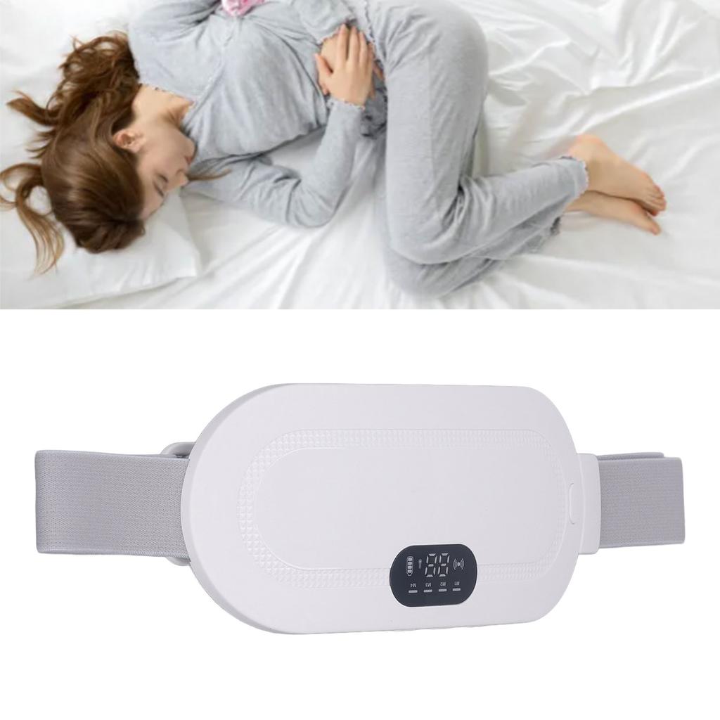 Menstrual Heating Pad USB Charging Electric Cordless Adjusted Portable Belt Heat Pad for Cramp