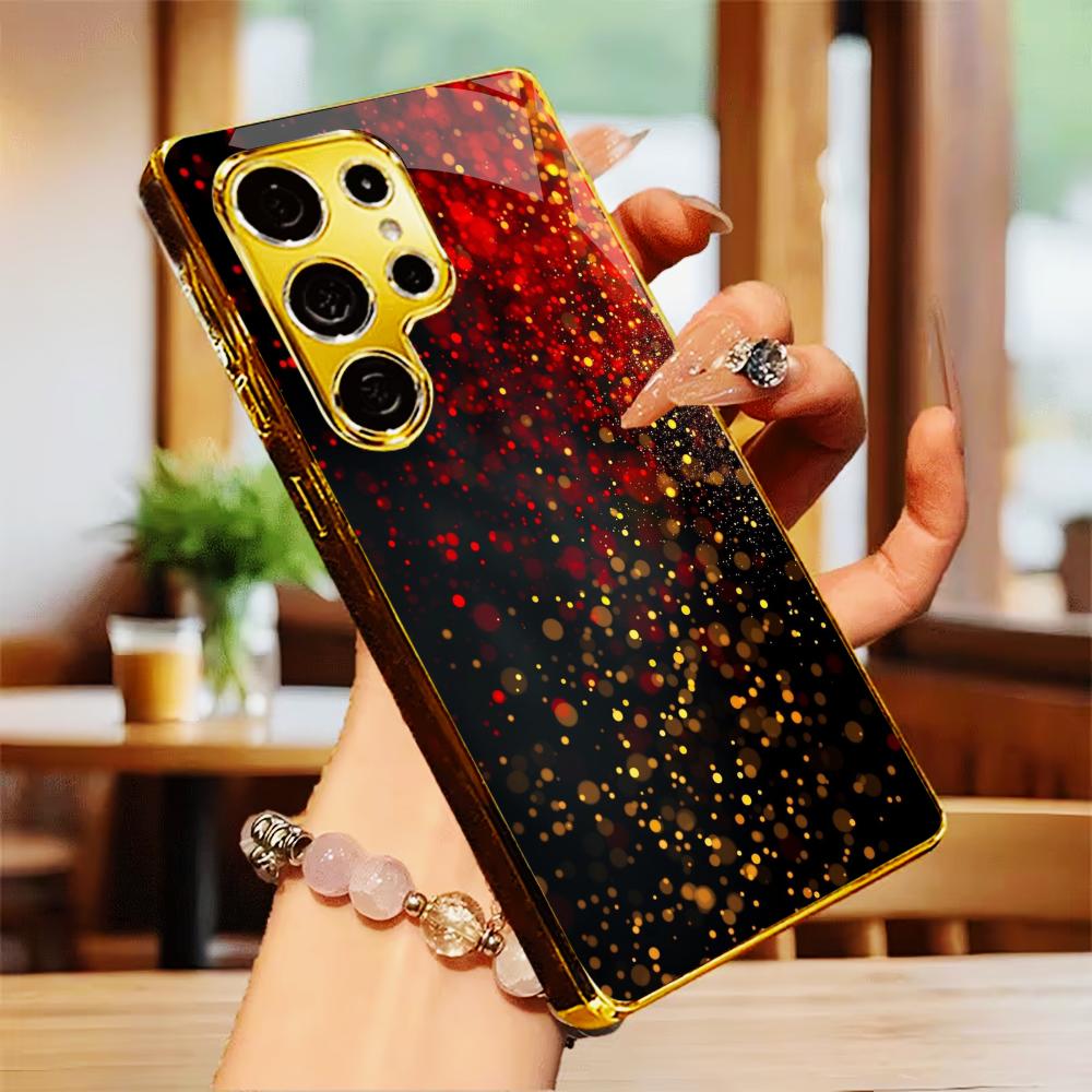 Modèle Bestseller à la mode Étui de téléphone luxueux Étui de téléphone en verre galvanisé pour Samsung Galaxy S26 S25 S24 S23 S22 FE, Ultra, Plus