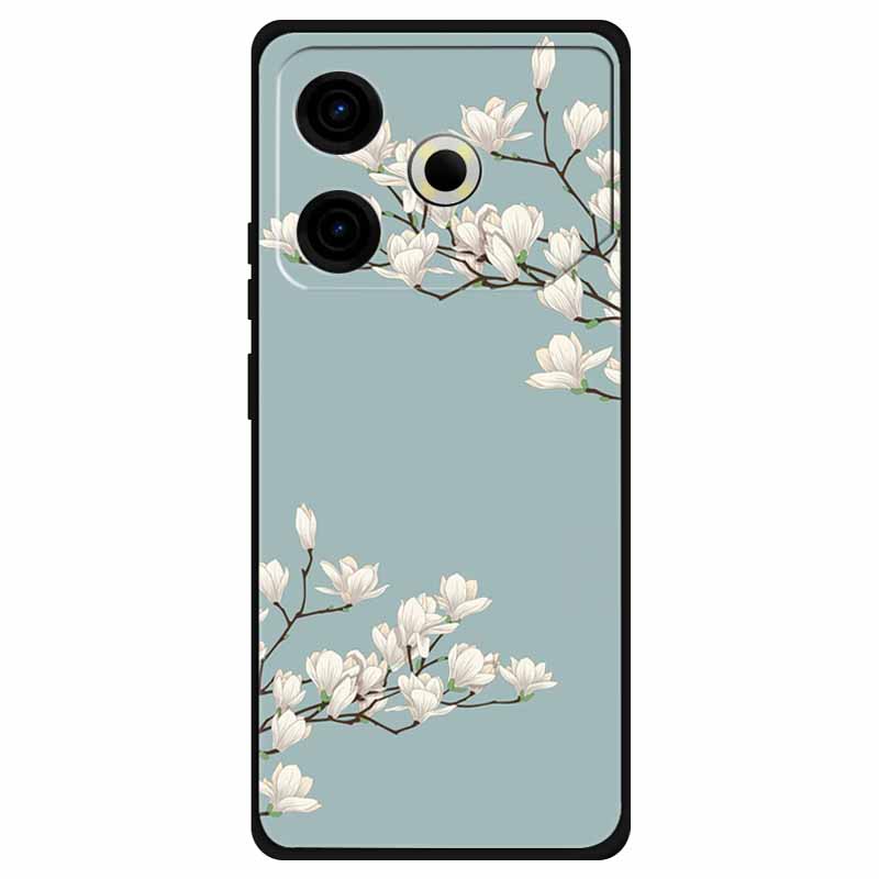 For Tecno Pova 6 Neo Case Silicone Soft Flower Space Fashion Cover For Tecno Phantom X2 Pro Cases Landscape Paint Covers Cute