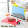 Color Coded Chopping Board Set Non-Slip Color Coded Board Set Anti Mildew Board  Kitchen Use