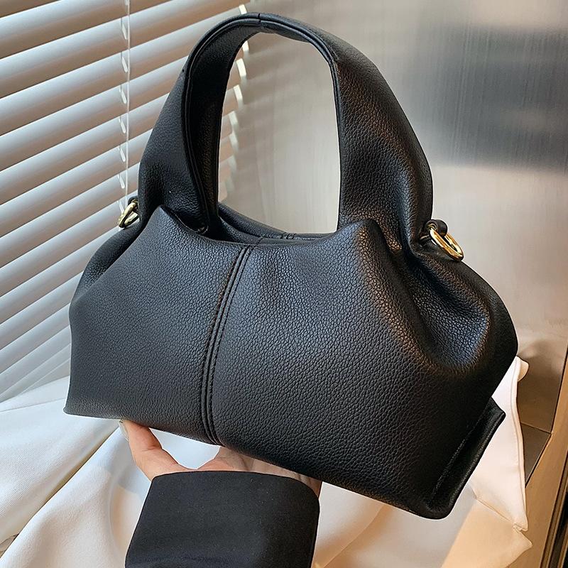 

Niche design bag women 2025 new messenger bag versatile dumpling bag hand bag high-end handbag cloud світло-сірого кольору