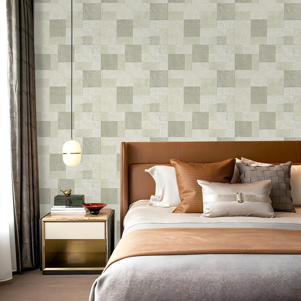 Adesivo de Vinil Autocolante para Armário de Tijolos 3D Xadrez Papel de Parede Autocolante Decoração de Casa para Móveis Papel de Parede Autocolante