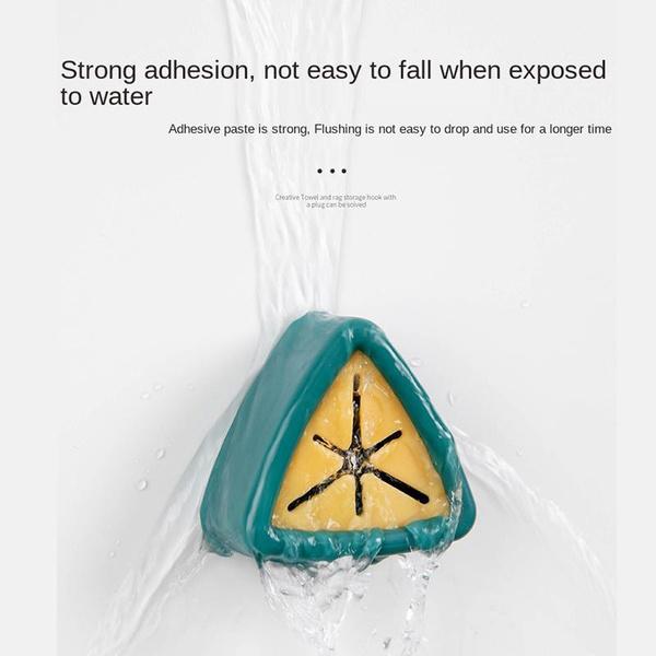 2/4 шт. Кухонная Оригинальная Вешалка Для Полотенец Без Перфорации Хранение Крючок — фото 9